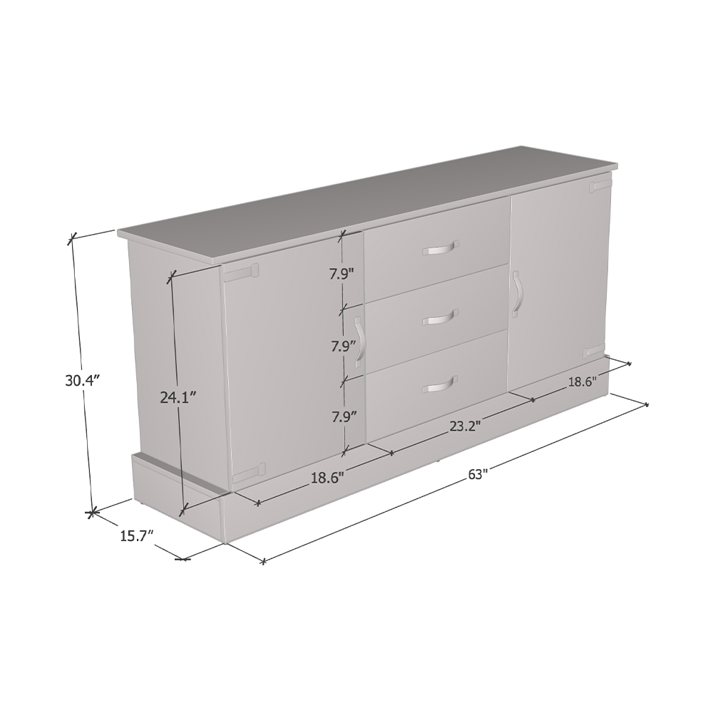 Carmen 03 Sideboard - Meble Furniture