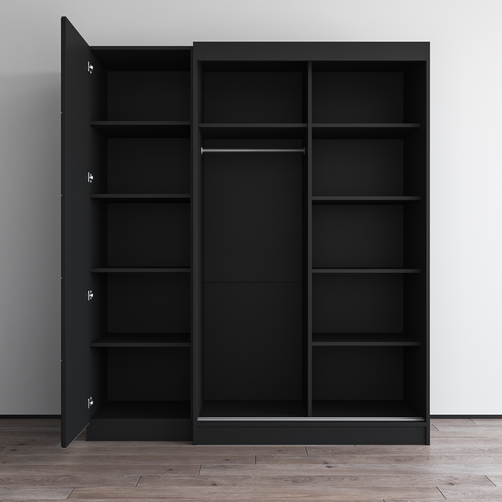 Aria 2D120-EX Wardrobe with 2 Mirrors - Meble Furniture