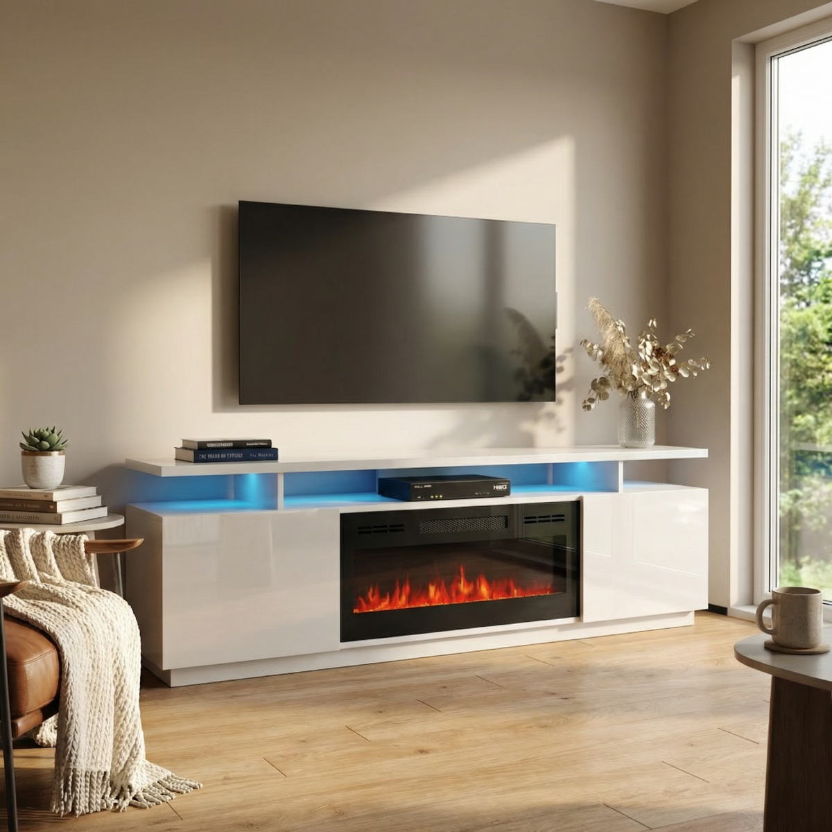 Eva-KBL Fireplace TV Stand - Meble Furniture