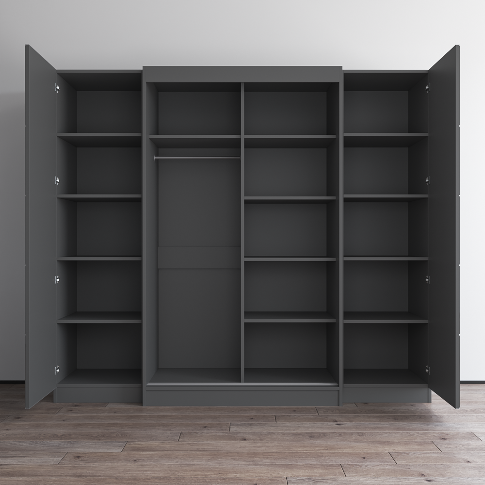 Aria 2D120-EXEX Wardrobe with 1 Mirror - Meble Furniture