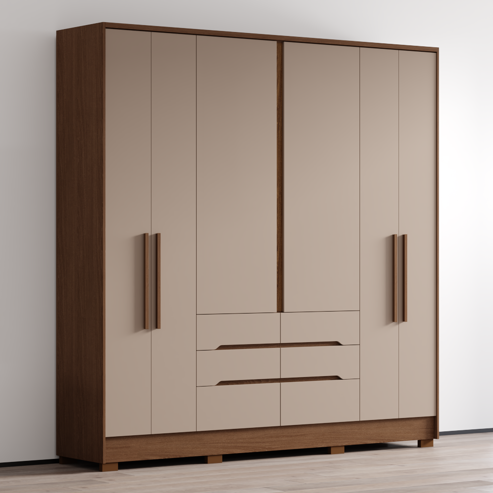 San Francisco Wardrobe, Oak/Fendi - No Mirror, photo 2 of 5