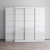 Aria 2D120-EXEX Wardrobe, White, photo 1 of 6