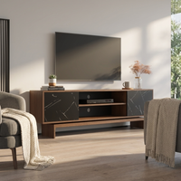 Gram TV Stand, Walnut/Black, photo 5 of 8