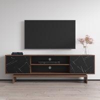 Gram TV Stand, Walnut/Black, photo 1 of 8