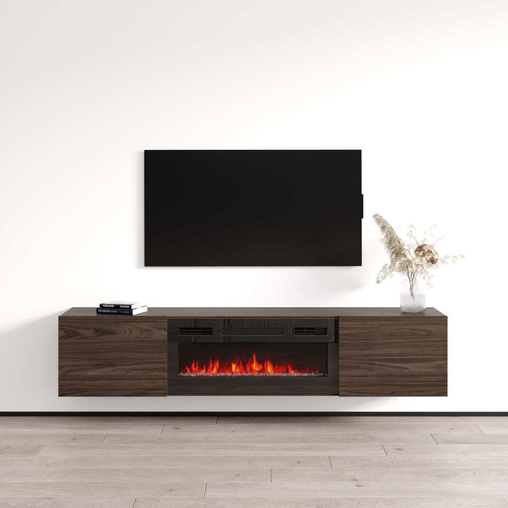 Baja BL-EF Floating Fireplace TV Stand - Meble Furniture