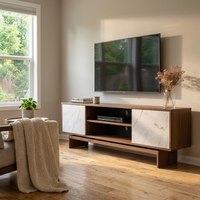 Gram TV Stand, Walnut/White, photo 6 of 7