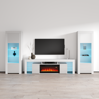 Soleo BL-EF BK-BK Entertainment Center - Meble Furniture