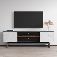 Gram TV Stand, Walnut/White, photo 1 of 7