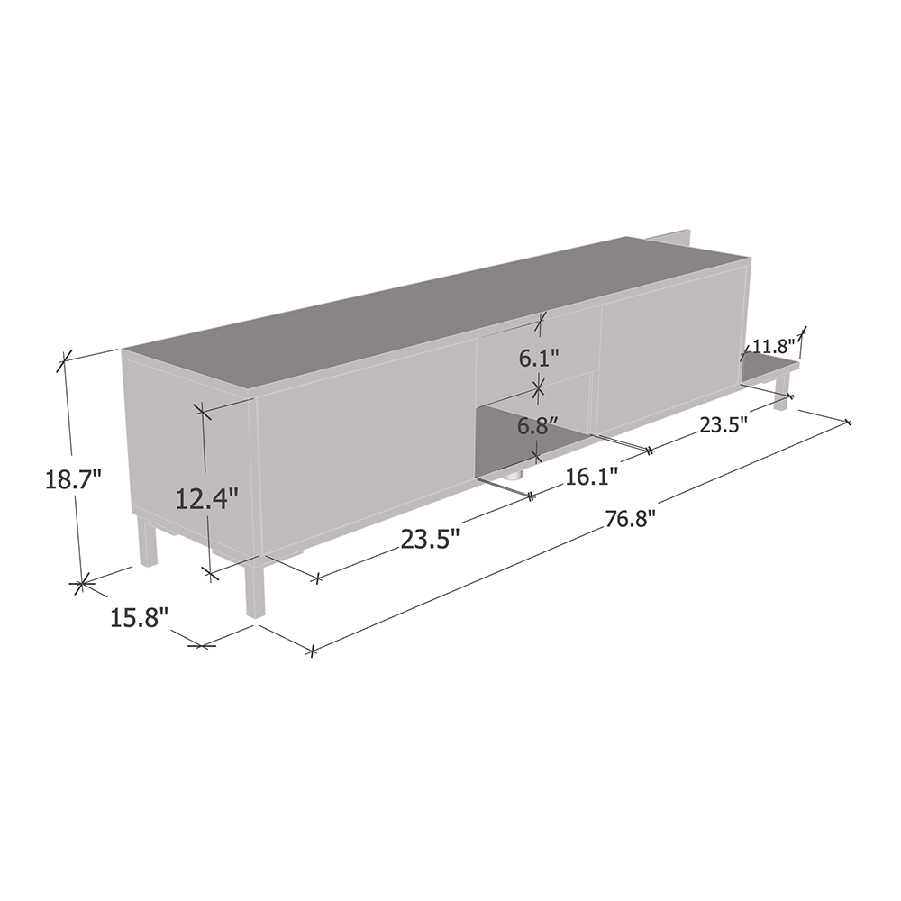 Marmo TV Stand - Meble Furniture
