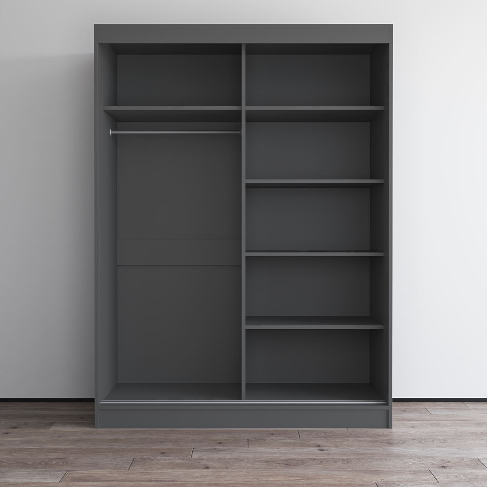 Aria 2D Wardrobe with Mirror - Meble Furniture