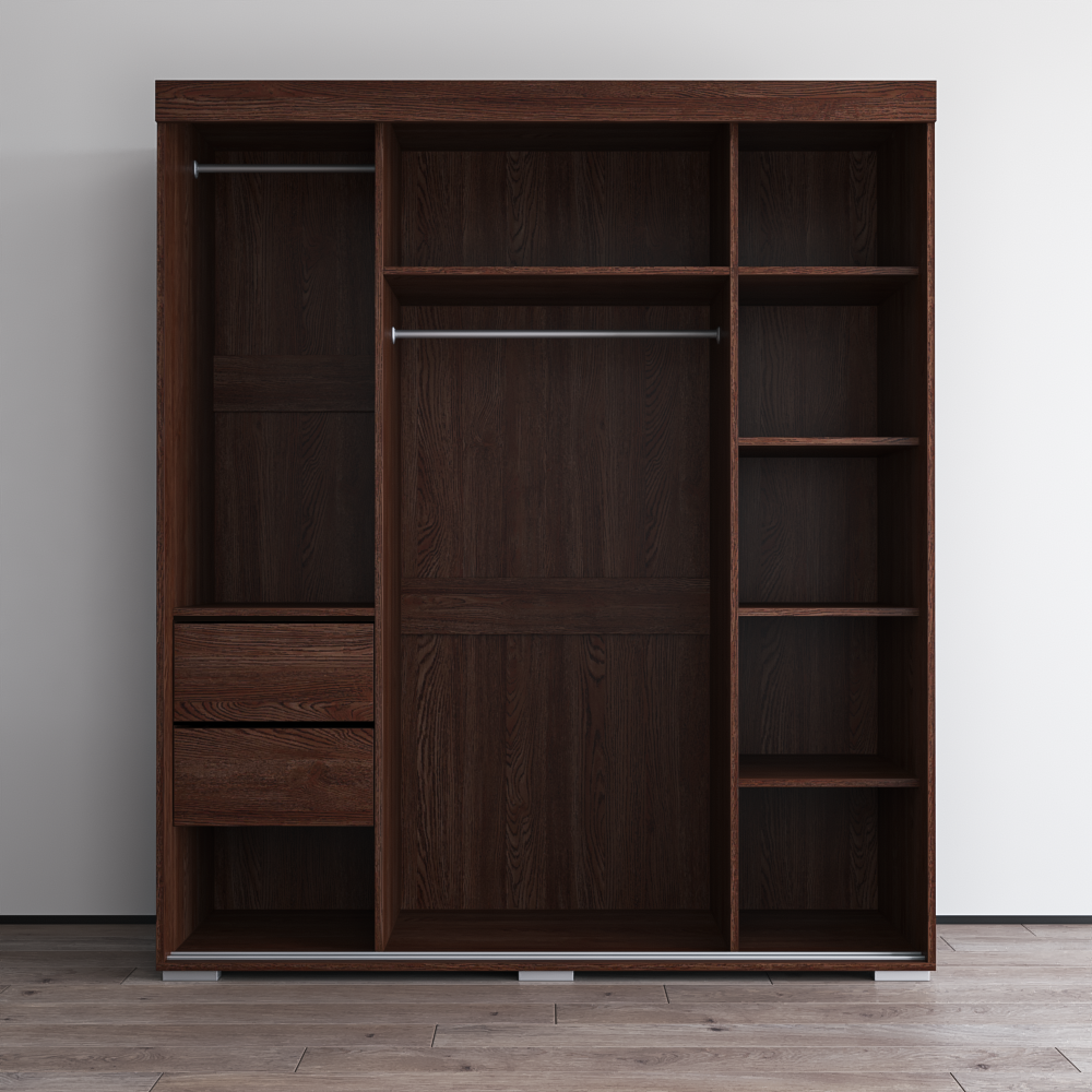 Aria 3D Wardrobe with Mirror - Meble Furniture
