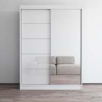 Aria 2D Wardrobe with Mirror - Meble Furniture