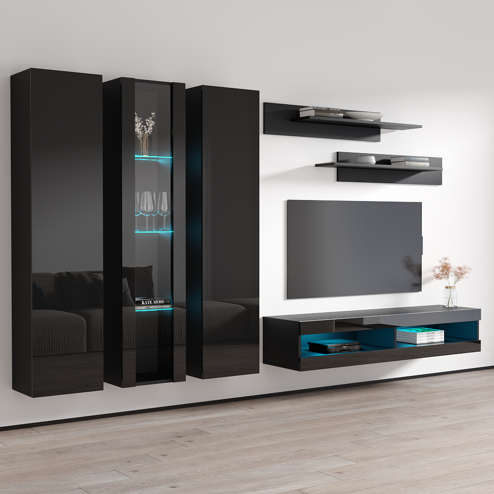 Fly C 34TV Floating Entertainment Center - Meble Furniture
