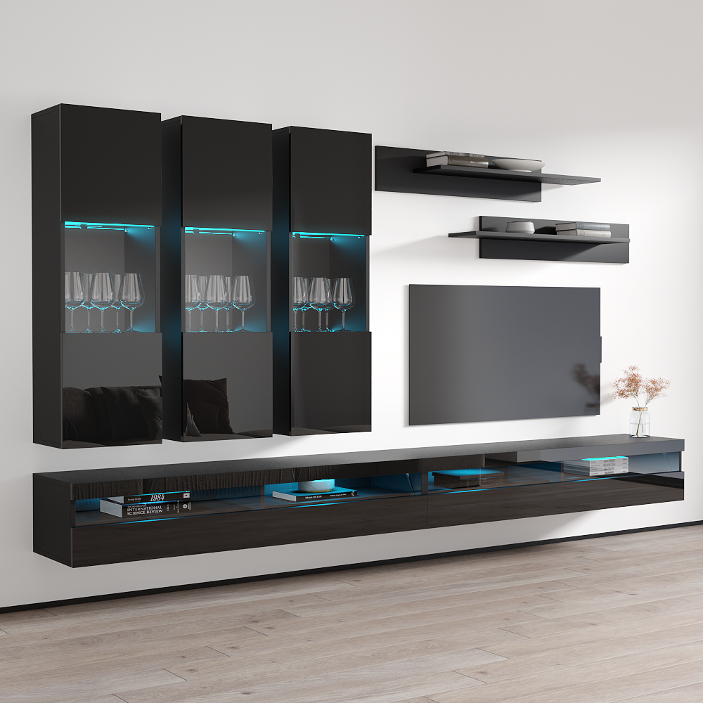 Fly E 35TV Floating Entertainment Center - Meble Furniture