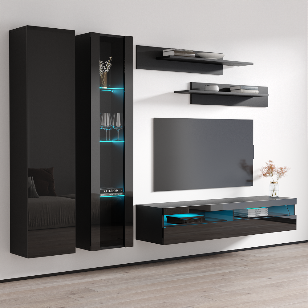 Fly A 35TV Floating Entertainment Center - Meble Furniture