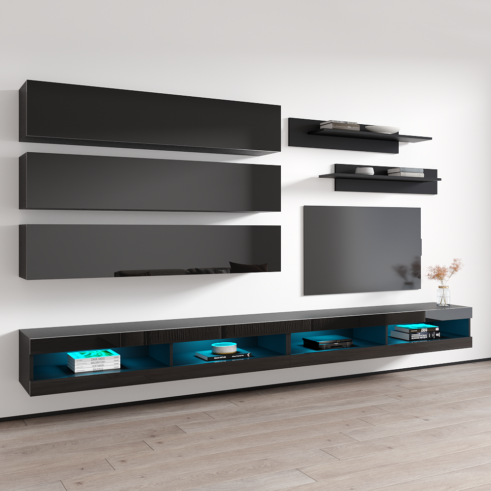 Fly J 34TV Floating Entertainment Center - Meble Furniture