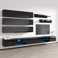 Fly J 33TV Floating Entertainment Center, Black, photo 2 of 15