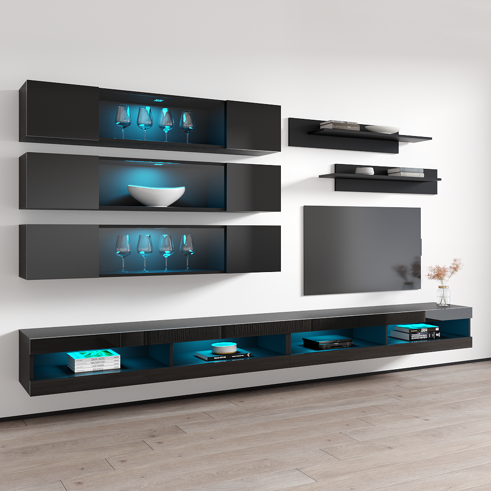 Fly J 34TV Floating Entertainment Center - Meble Furniture