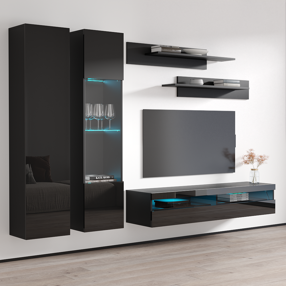 Fly A 35TV Floating Entertainment Center - Meble Furniture