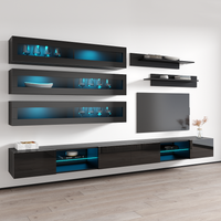 Fly J 33TV Floating Entertainment Center, Black, photo 7 of 15