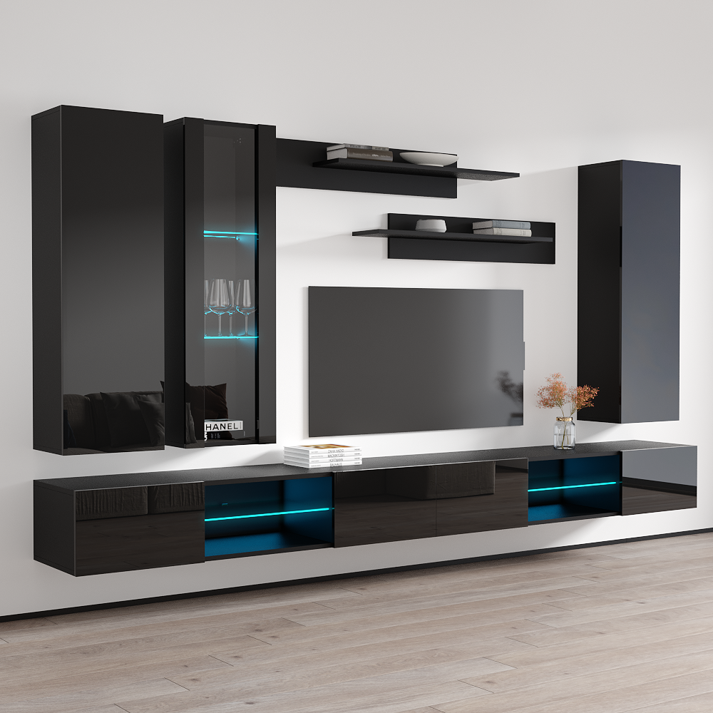 Fly E 33TV Floating Entertainment Center - Meble Furniture