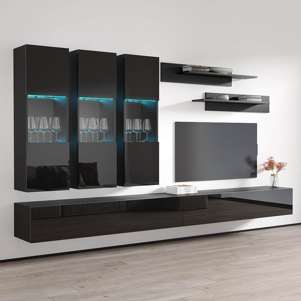Fly E 30TV Floating Entertainment Center - Meble Furniture