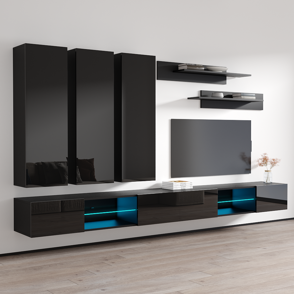 Fly E 33TV Floating Entertainment Center - Meble Furniture