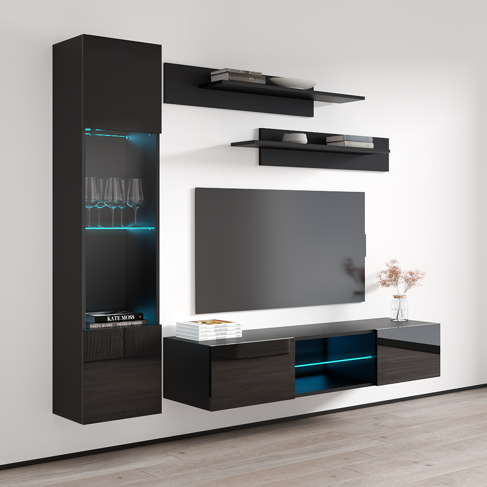 Fly G 33TV Floating Entertainment Center - Meble Furniture