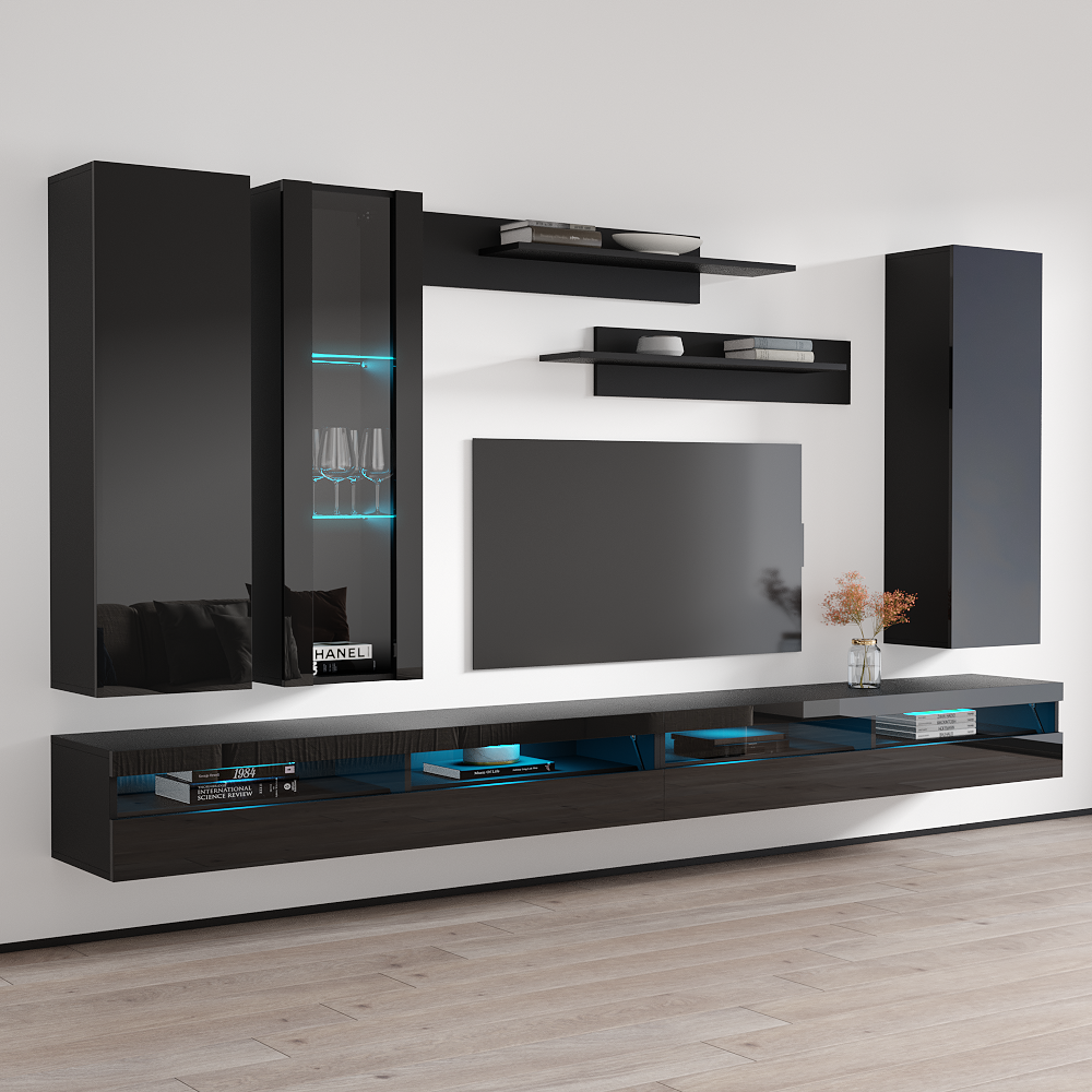 Fly E 35TV Floating Entertainment Center - Meble Furniture