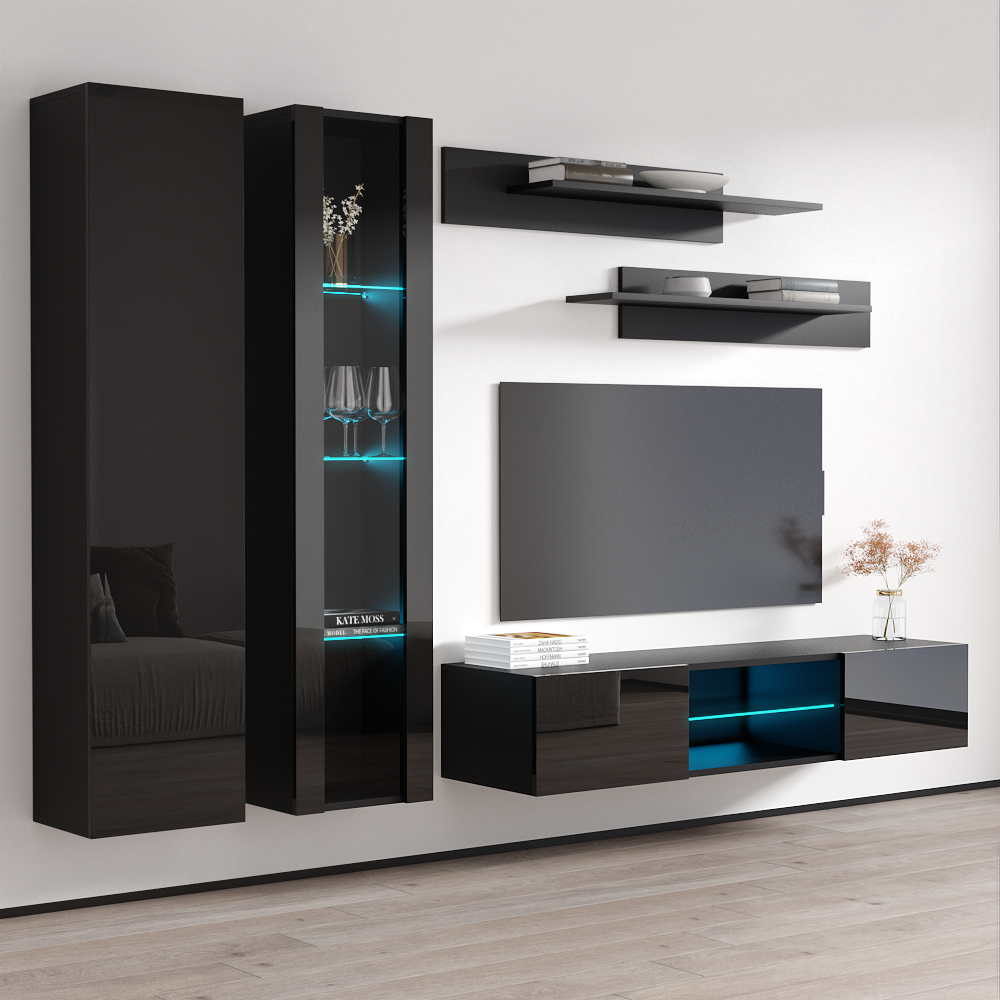 Fly A 33TV Floating Entertainment Center - Meble Furniture