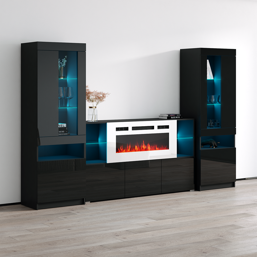 Komi WH03 Fireplace Entertainment Center - Meble Furniture