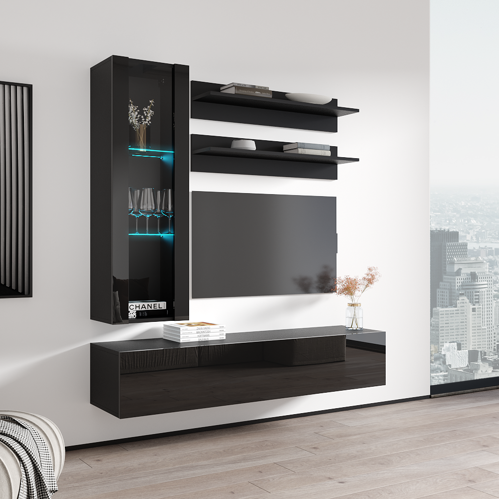 Fly H 30TV Floating Entertainment Center - Meble Furniture
