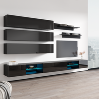 Fly J 33TV Floating Entertainment Center, Black, photo 3 of 15