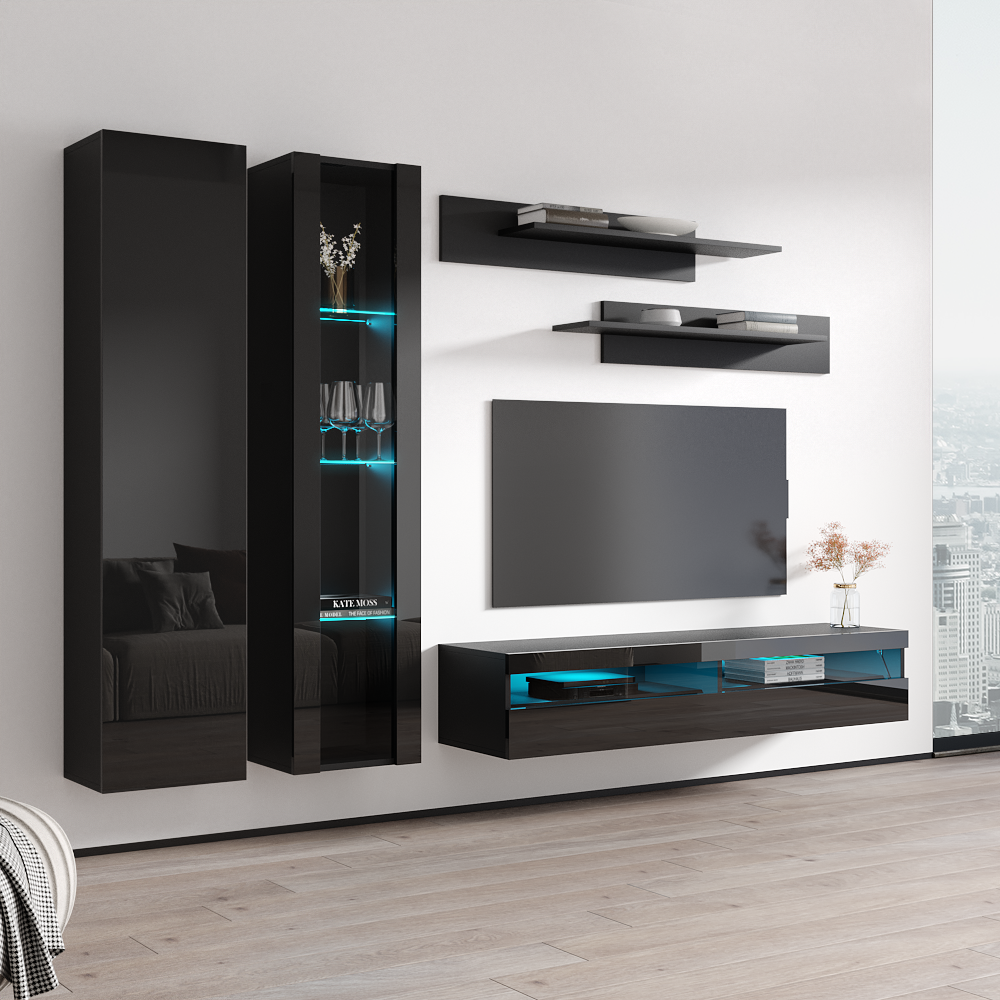 Fly A 35TV Floating Entertainment Center - Meble Furniture