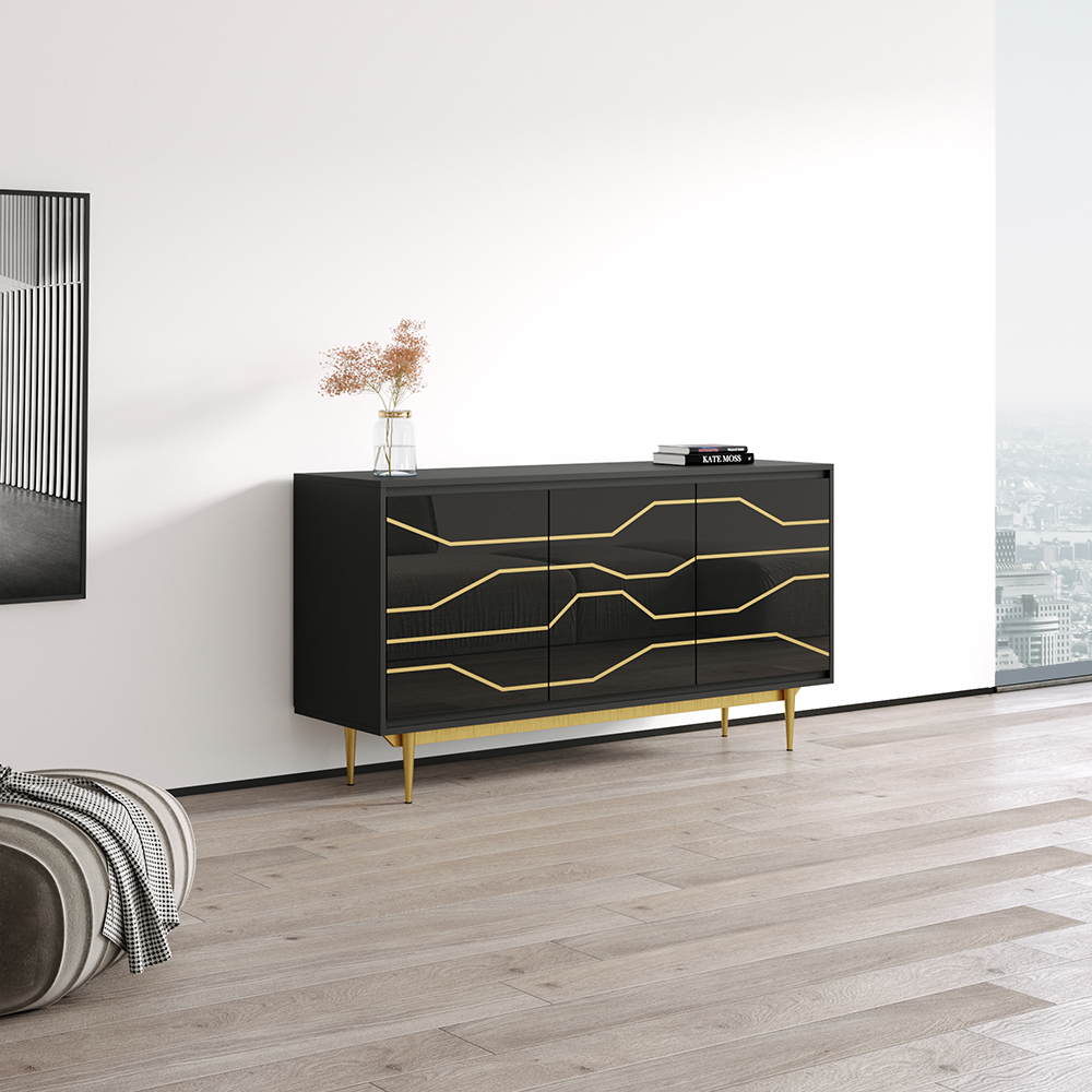 Maze Sideboard, Black, photo 4 of 7