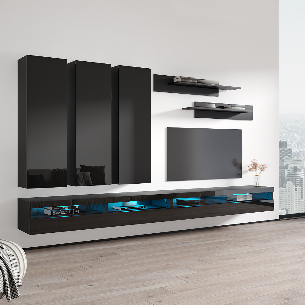 Fly E 35TV Floating Entertainment Center - Meble Furniture
