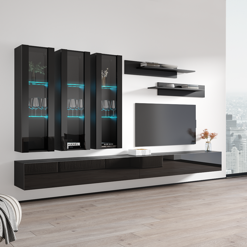 Fly E 30TV Floating Entertainment Center - Meble Furniture