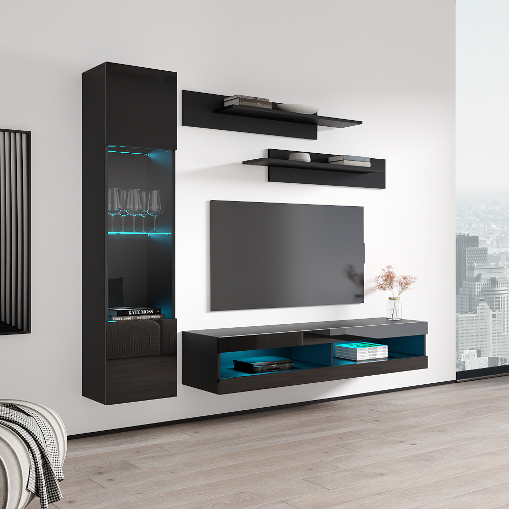 Fly G 34TV Floating Entertainment Center - Meble Furniture
