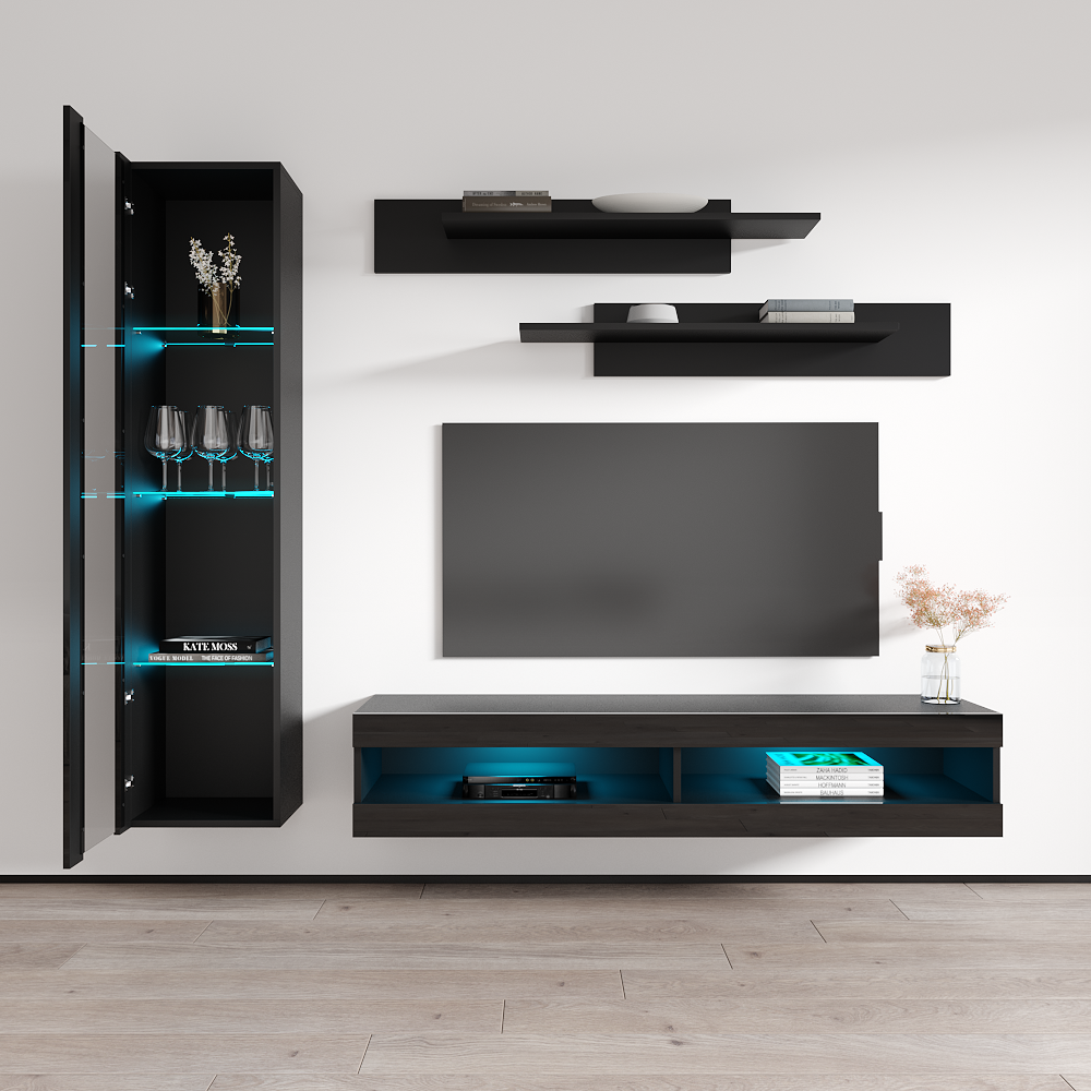 Fly G 34TV Floating Entertainment Center - Meble Furniture