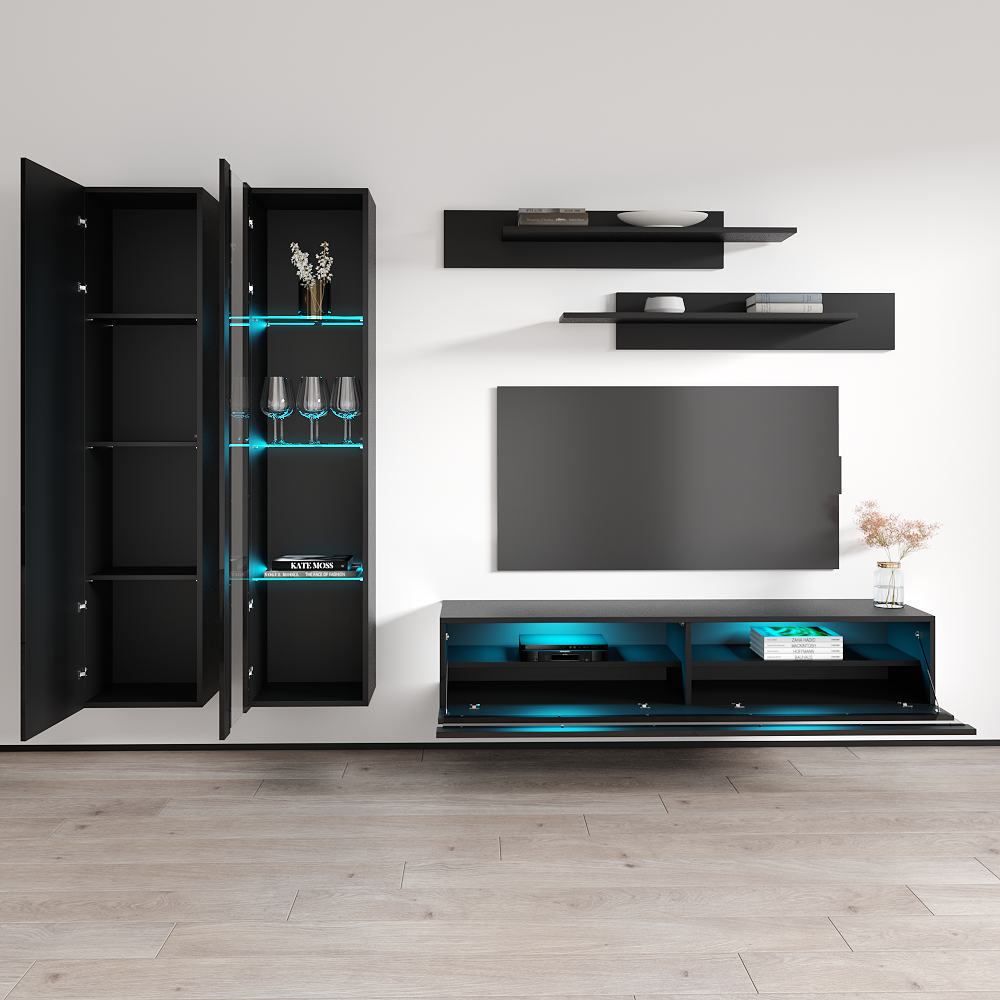 Fly A 35TV Floating Entertainment Center - Meble Furniture