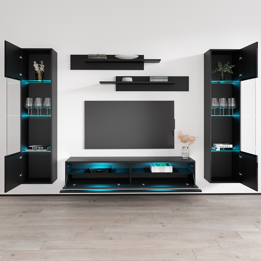 Fly A 35TV Floating Entertainment Center - Meble Furniture