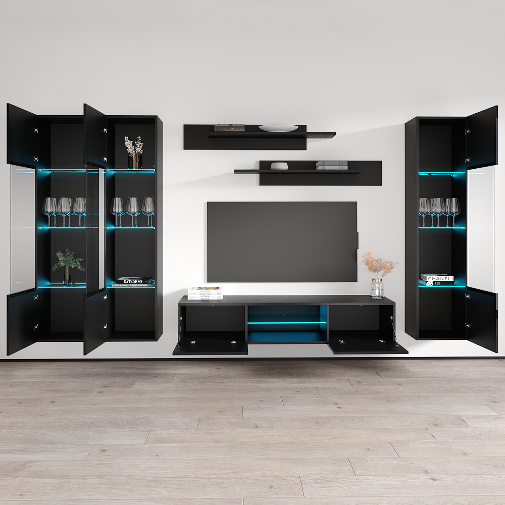 Fly C 33TV Floating Entertainment Center - Meble Furniture