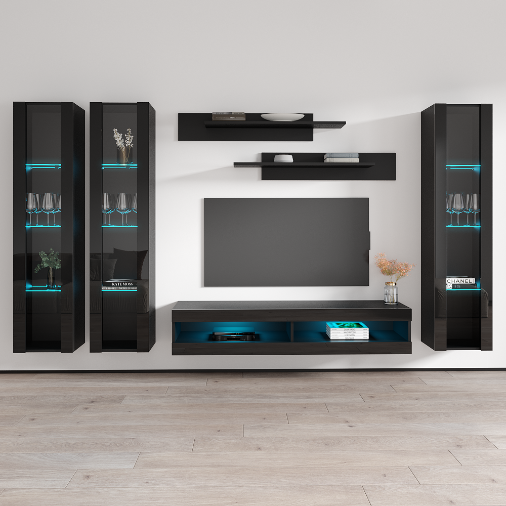 Fly C 34TV Floating Entertainment Center - Meble Furniture