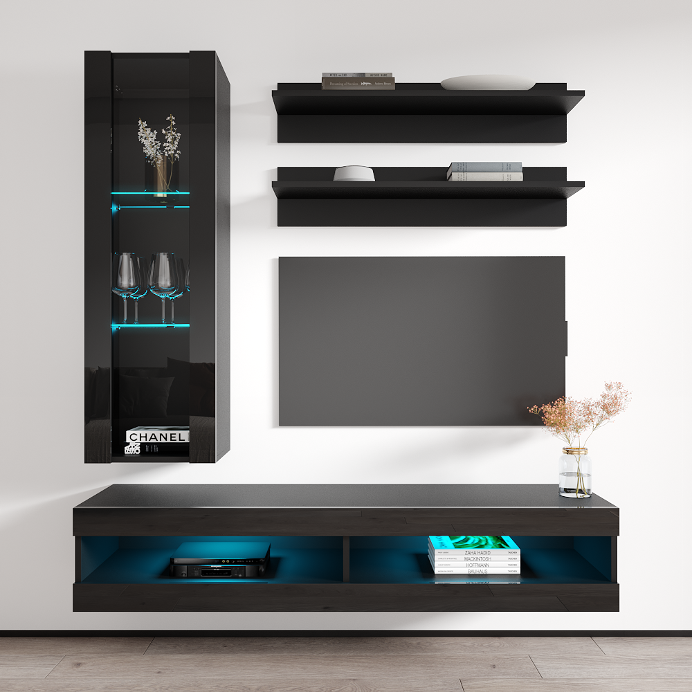 Fly H 34TV Floating Entertainment Center - Meble Furniture