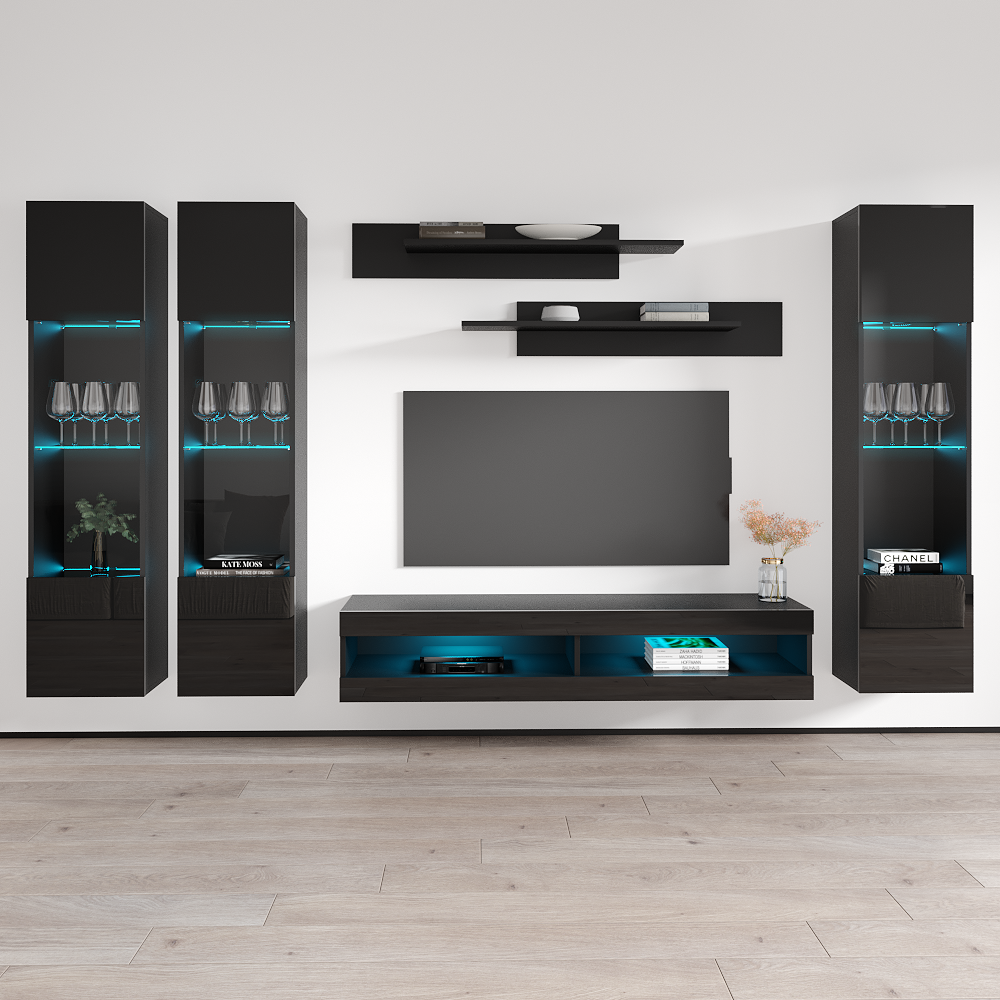 Fly C 34TV Floating Entertainment Center - Meble Furniture