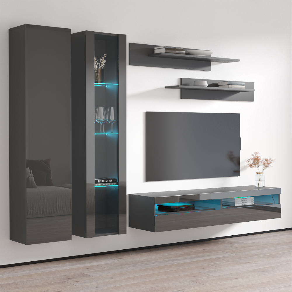 Fly A 35TV Floating Entertainment Center - Meble Furniture