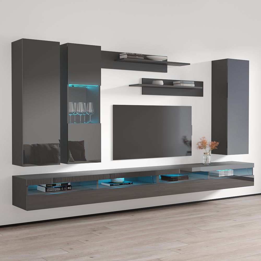 Fly E 35TV Floating Entertainment Center - Meble Furniture