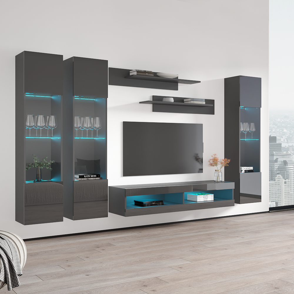 Fly C 34TV Floating Entertainment Center - Meble Furniture