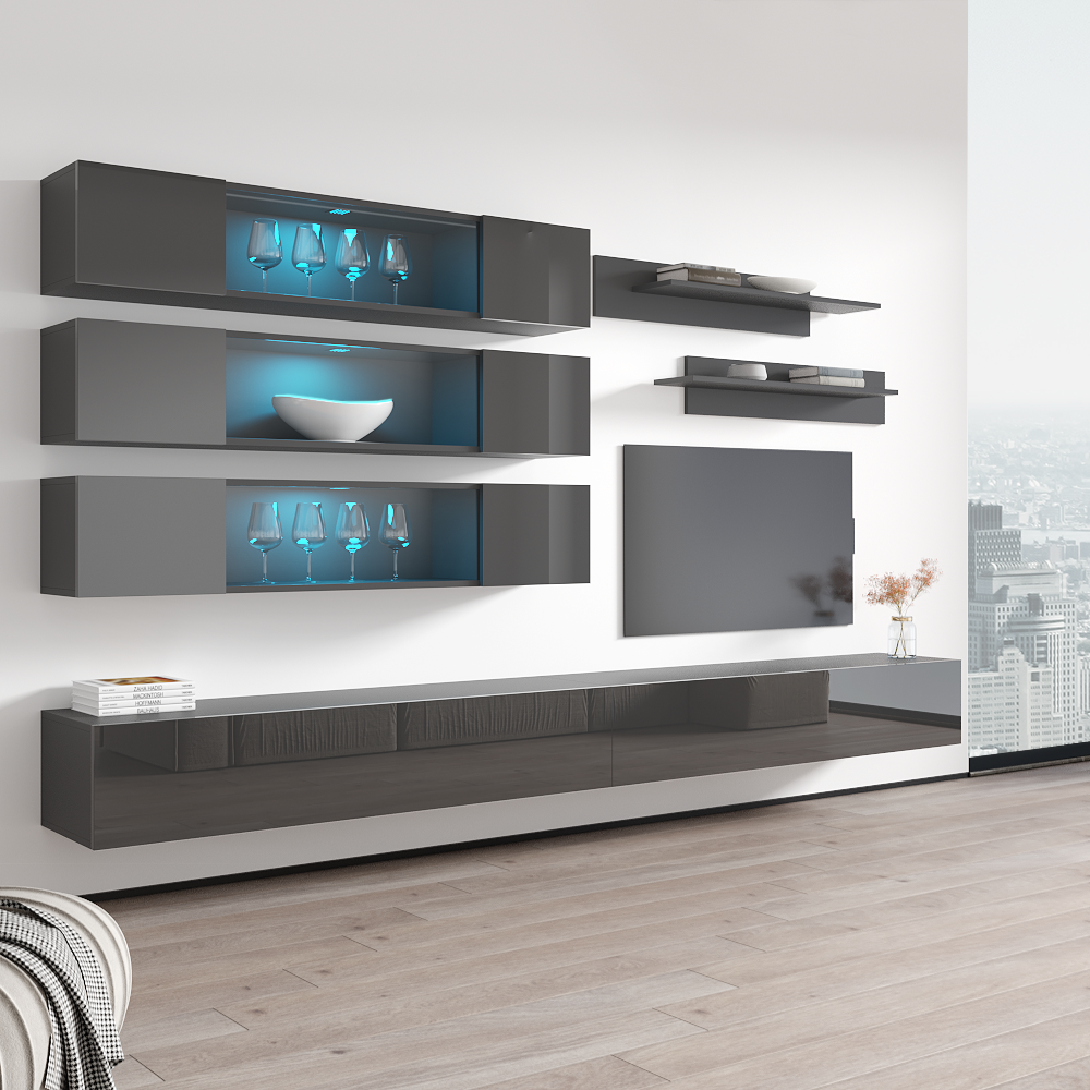 Fly J 30TV Floating Entertainment Center - Meble Furniture