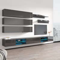 Fly J 33TV Floating Entertainment Center, Gray, photo 3 of 15